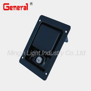 50015CS चप्पू संभाल ताला, कैबिनेट ताला, ट्रेलर कुंडी हुक बोल्ट, काला पाउडर Coatted मानक. स्टेनलेस स्टील संस्करण उपलब्ध पाल बांधने की रस्सी पर अनुरोध के साथ